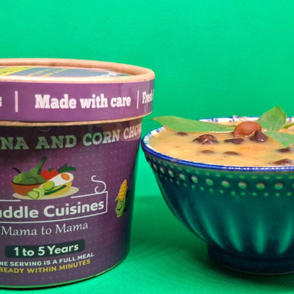 Black Chana and corn chowder